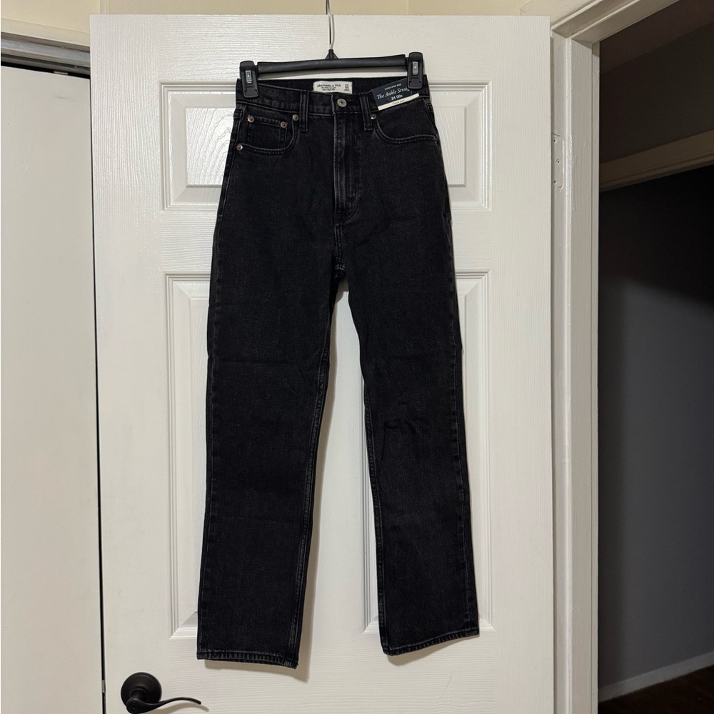 Abercrombie & Fitch Black Ankle Jeans